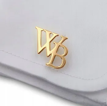 Manžetový knoflíček Manžetové knoflíčky ZaNa Design pozlacené stříbro 925 s iniciálami