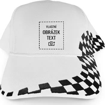 Kšiltovka Kšiltovka Grand Prix s vlastním potiskem, Barva Bílá, Velikost Unisex, Canvas Kšiltovka Grand Prix Bezvatriko.cz