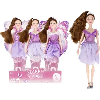 Panenka panenka ve fialových šatech 29 cm