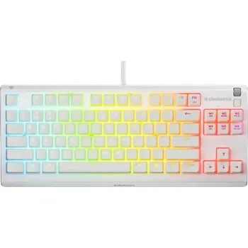 Klávesnice SteelSeries Apex 3 TKL US, bílá NEPLATÍ