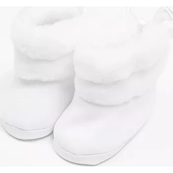 Capáčky Kojenecké zimní kozačky New Baby bílé 0–3 měsíce