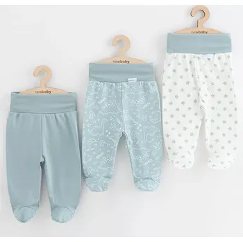 Dupačky kojenecké polodupačky new baby classic ii, 3 ks, mátová, vel. 80 (9–12 měsíců)