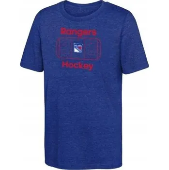Chlapecké tričko Dětské tričko New York Rangers NHL Goal Tender Ss Triblend Tee Velikost: Dě