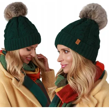 Čepice Alur Zimní čepice beanie zelená, univerzální velikost