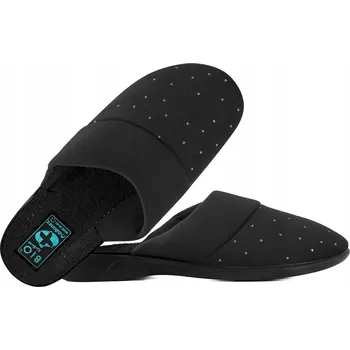 Dámské pantofle PANTofle ADANEX 29953 ČERNÉ FLITRY DOMÁCÍ OBUV