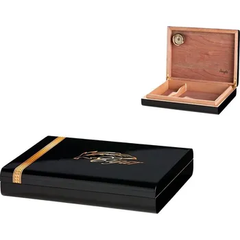 Humidor Humidor na doutníky černý s Peříčkem cestovní