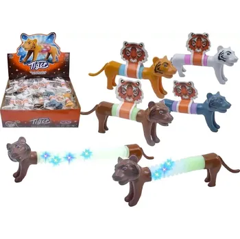 Natahovací tygr se světlem 13 cm