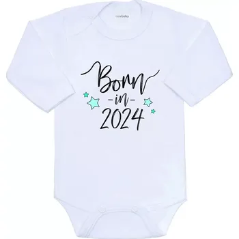 Kojenecký body kojenecké body new baby born in 2024, dlhý rukáv, veľkosť 62 (3–6 mesiacov)
