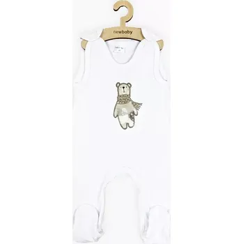 Dupačky kojenecké bavlněné dupačky new baby polar bear 68 (4–6 měsíců)