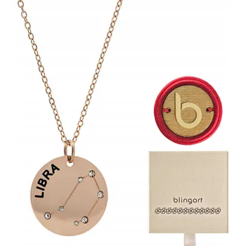 Náhrdelník Dámský pozlacený náhrdelník se znamením zvěrokruhu, váha ocel chirurgická BLINGART
