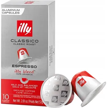 Kapsle do Nespresso illy Classico - káva v kapslích 100% Arabica 10 Ks