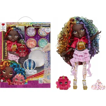 Panenka Rainbow High Panenka se slizem a třpytkami - Iris (rainbow)