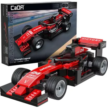 ostatní stavebnice Stavebnice CaDA červené městské auto Triumph Legend 123 dílků