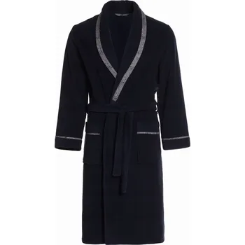 Pánský župan Pánský župan na zimu - bavlna - RE-400 Tmavě modrá - L