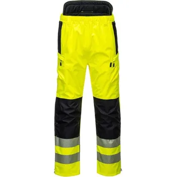 PortWest | Kalhoty PW3 Hi-Vis Extreme - Yellow/Black / XS / XS / žlutá