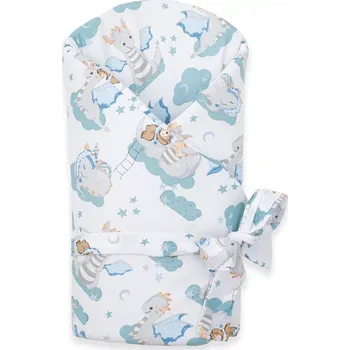 Dětská zavinovačka NEW BABY Dráček 80 × 80 cm