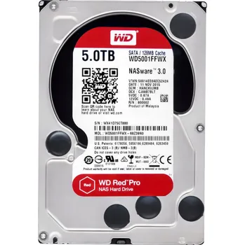 Interní pevný disk Pevný disk Western Digital Red Pro WD5001FFWX 5 TB SATA III 3,5"