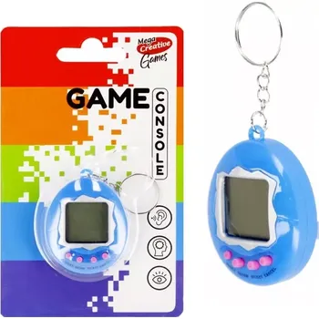 Přívěsek na klíče MEGA CREATIVE Hra zvířátko tamagoči elektronická na baterie Zvuk