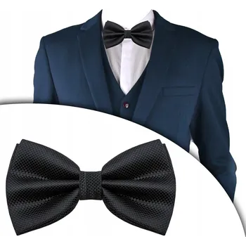 Motýlek Pako Jeans Motýlek Elegantní motýlek na oslavu, párty, svatební hostina černý