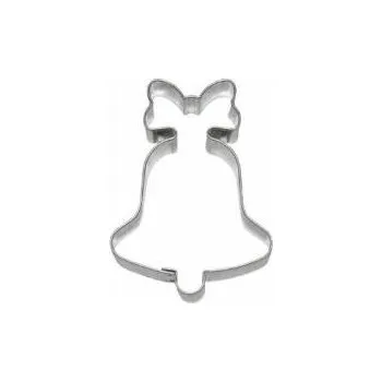 Vykrajovátko zvonek s mašlí 45×60 mm - Smolík