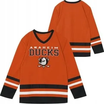 cyklistický dres Dětský dres Anaheim Ducks NHL Fashion Hockey Jersey Velikost: Dětské S (6 -
