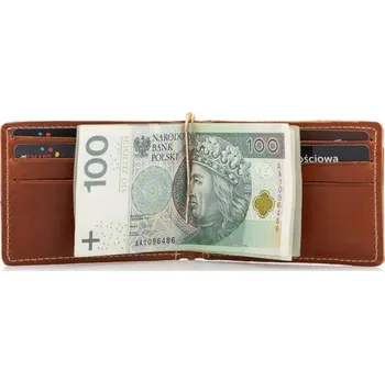 Dámské spodní prádlo Belveder pánská peněženka z hnědé lícové kůže - muž