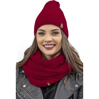 Čepice Komplet Vivisence 7017Kmpl Barva: Červená, Velikost: UNI