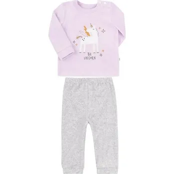 Podprsenka Teplákovka Be Unicorn 80 Bembi lila-šedá