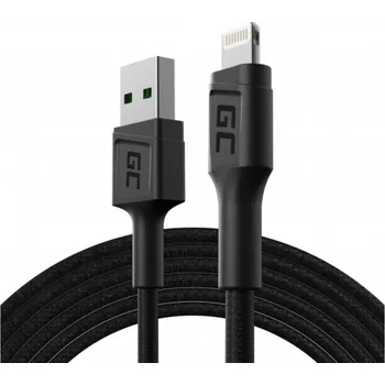 Datový kabel Green Cell Cable GC PowerStream USB-A - Lightning 200cm Quick charge Apple 2.4A