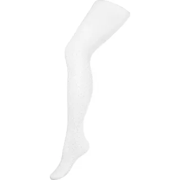 dětské bavlněné punčocháče NEW BABY bílé s puntíky