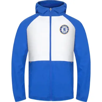 FC Chelsea pánská bunda s kapucí Shower blue white - XL FC Chelsea official 61409 - doprava zdarma