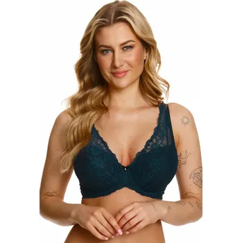 Dámské spodní prádlo Podprsenka Lupo 2408 - Push - up Barva: Tyrkysová, Velikost: 65G