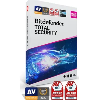 Software Bitdefender Total Security 10 zařízení na 1 rok