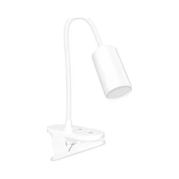 Lampička CONNECT IT CLIP 2 stolní Led lampička s klipem, baterie,USB-C, BÍLÁ