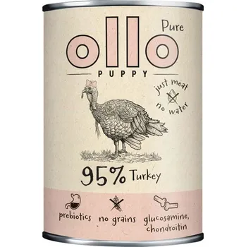 Krmivo pro psa Ollo Pure Puppy Krůta mokré Krmivo pro štěňata 850g