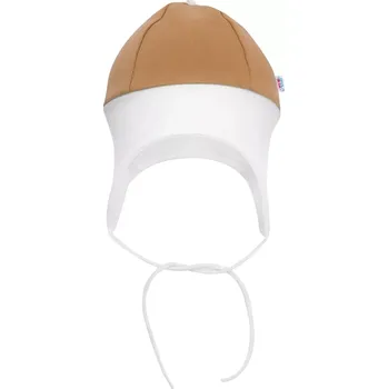 Kojenecká čepice kojenecká čepička new baby the best hnědá