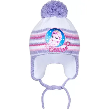 Čepice zimní dětská čepice new baby lisa fialová