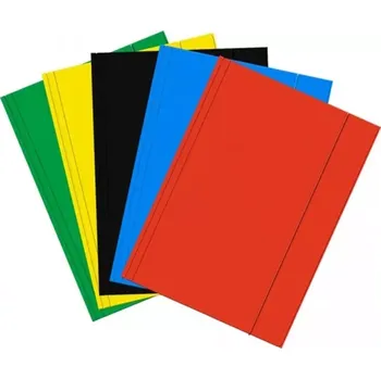 Složka na dokumenty a4 s gumičkou – jednobarevná