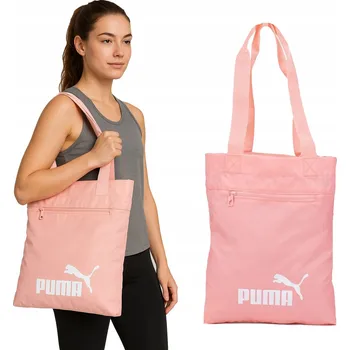 Kabelka Puma shopper taška polyester růžová