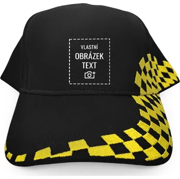 Kšiltovka Kšiltovka Grand Prix s vlastním potiskem, Barva Žlutá, Velikost Unisex, Canvas Kšiltovka Grand Prix Bezvatriko.cz