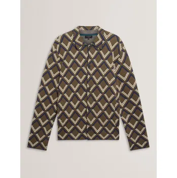 Pánská větrovka Bunda Ted Baker Khaki 1183205 L (4)