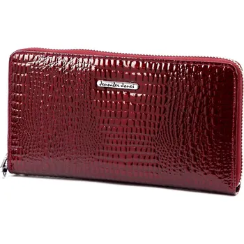 Jennifer Jones peněženka z pravé kůže červená - dámská