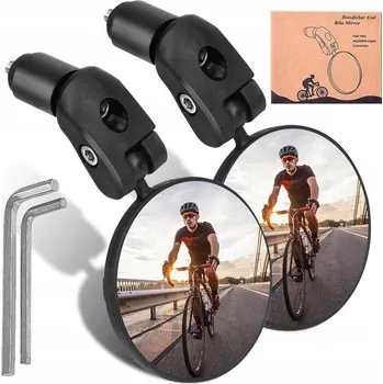 Bezpečnostní kamera NASTAVITELNÉ PROFESIONÁLNÍ ZRCÁTKO NA KOLO 2 KS.