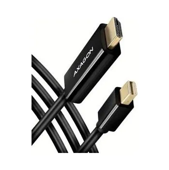 Video kabel AXAGON RVDM-HI14C2 miniDP > HDMI kabel, 4K/30Hz 1,8m