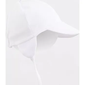 Čepice dětská bavlněná čepice se kšiltem new baby casually dressed bílá 80/86