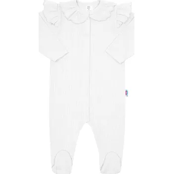 Kojenecký overall kojenecký bavlněný overal new baby stripes bílý 68 (4–6 m)