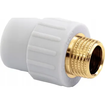 Fitinka SPOJKA NÁTRUBEK PŘÍPOJKA PP-R ZÁVIT VNĚJŠÍ ZÁVIT 20x3/4 POLYPROPYLEN SVAŘOVANÁ PRAWTECH