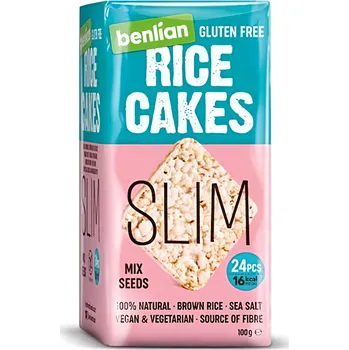 Trvanlivě pečivo Benlian Rice cakes SLIM - mix semínek 100g