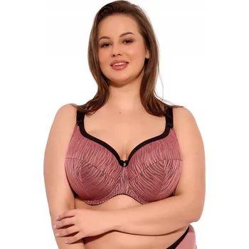 Dámské oblečení Gaia podprsenka s polovyztuženými košíčky oranžová velikost 90H