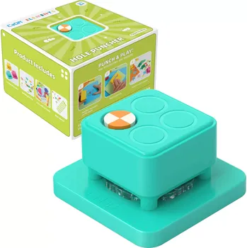 kreativní sada Nastavitelný dětský děrovač CADA – modrý, 108 dílků